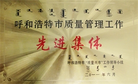 质量管理先进集体